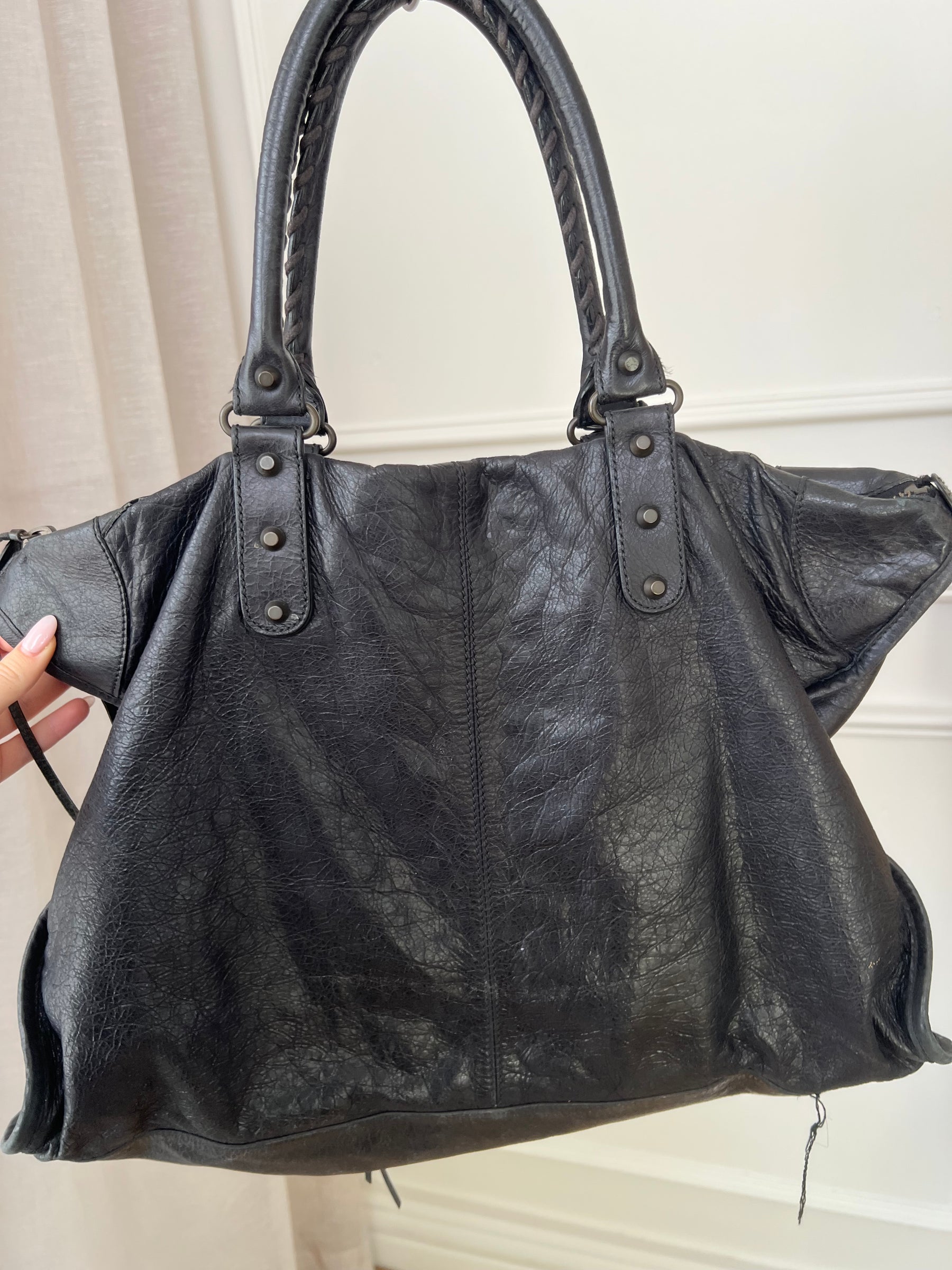 Balenciaga Black Weekender Bag