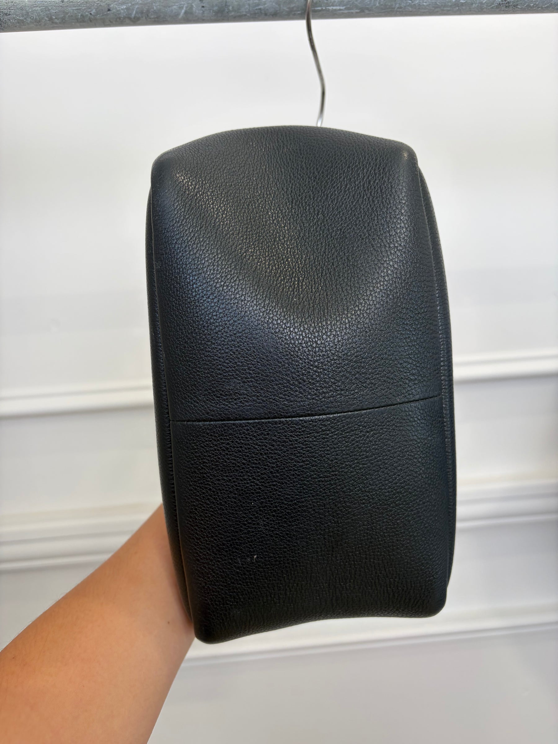 Prada Black Leather Dynamique Shoulder Hobo