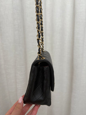 Chanel Mini Flap Bag Black With Gold Plated Hardware