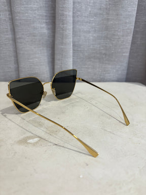 Fendi Cat's Eye Frame Emblem Gold