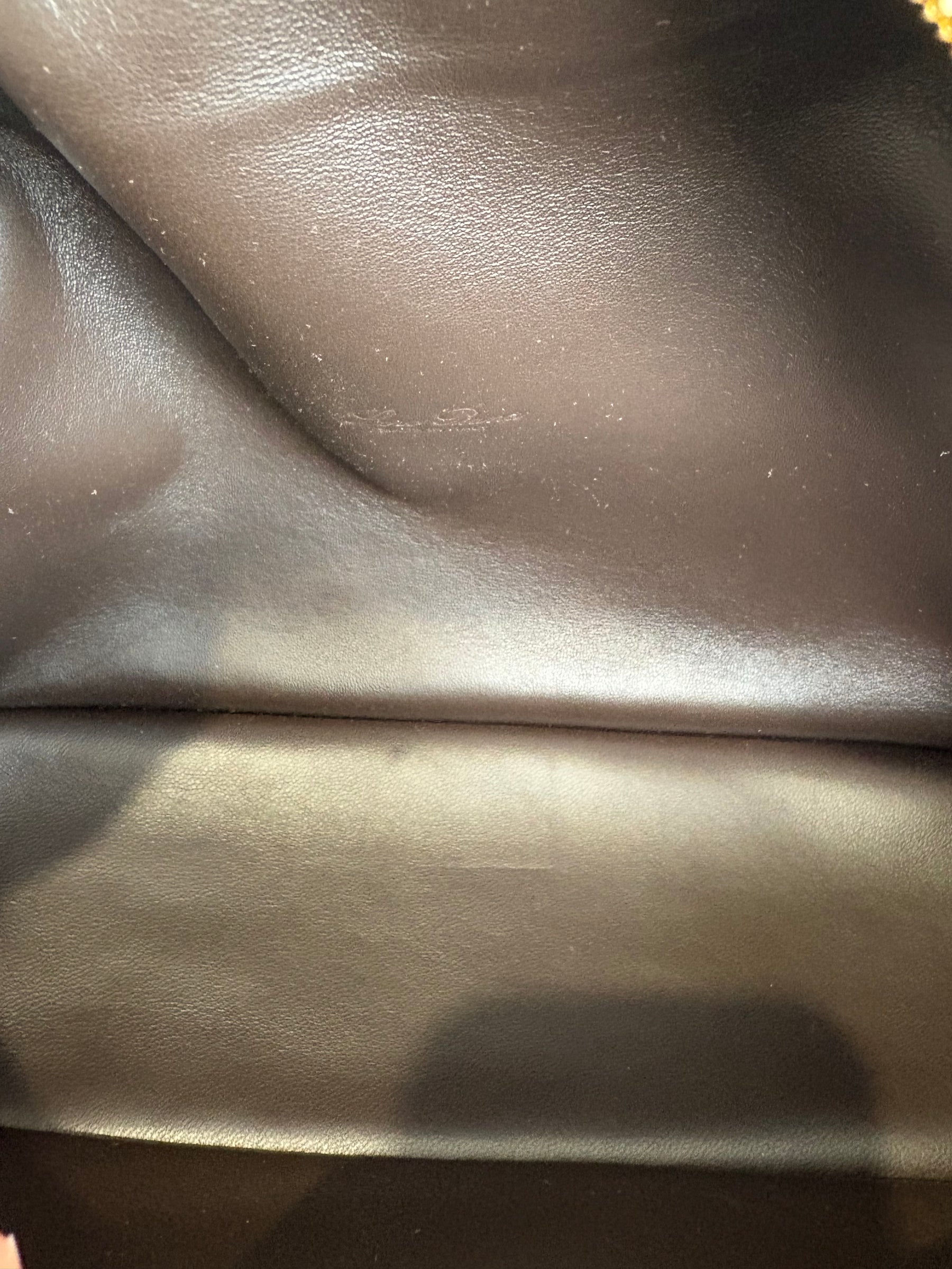 Loro Piana Chocolate Leather Extra Pocket L27