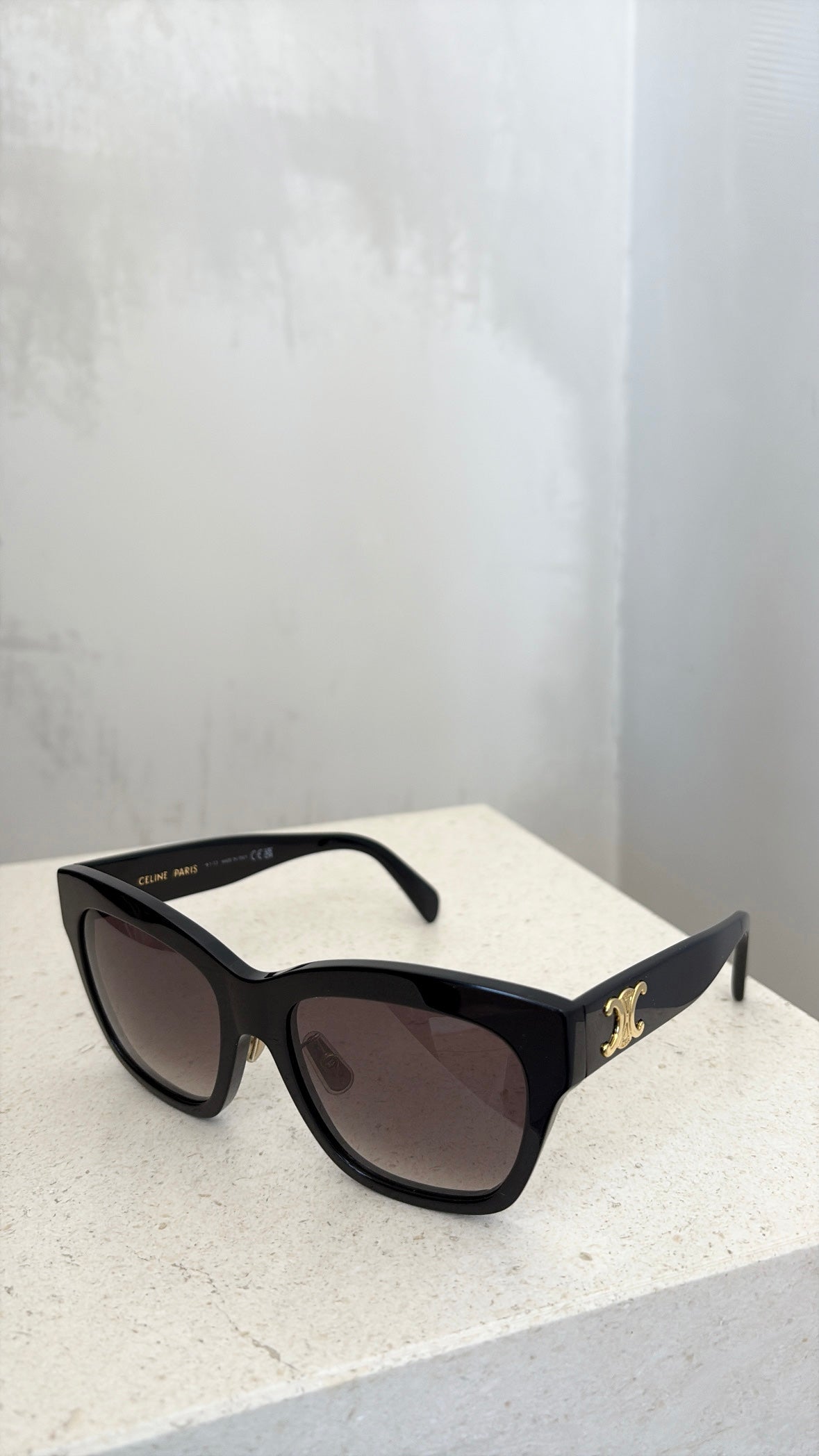Celine Triomphe Oversized Sunglasses Black