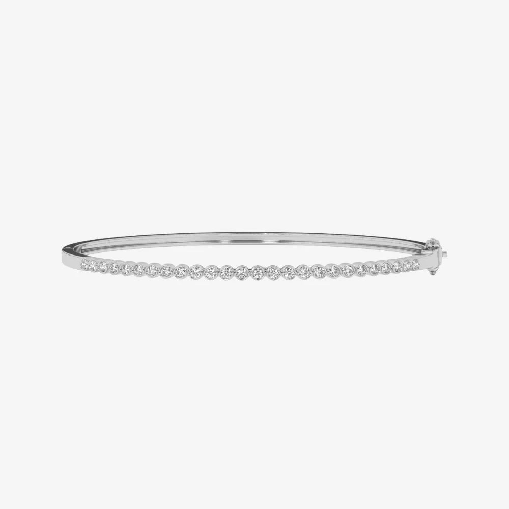 Goldie Paris White Gold and Diamond Chloe Bangle