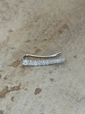 Allinka DASHA Medium Diamond Ear Cuff Single