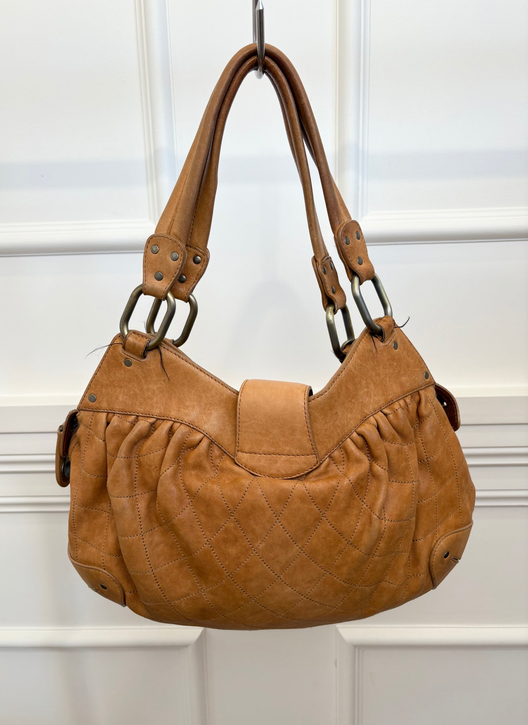 Bally Brown Leather Shoulder Bag