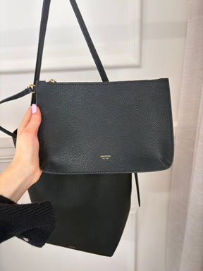 Oroton Ellis Hobo Bag Black