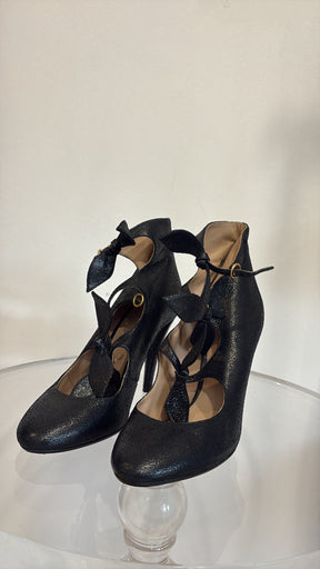Chloé Black Bow Detail Pumps, 39
