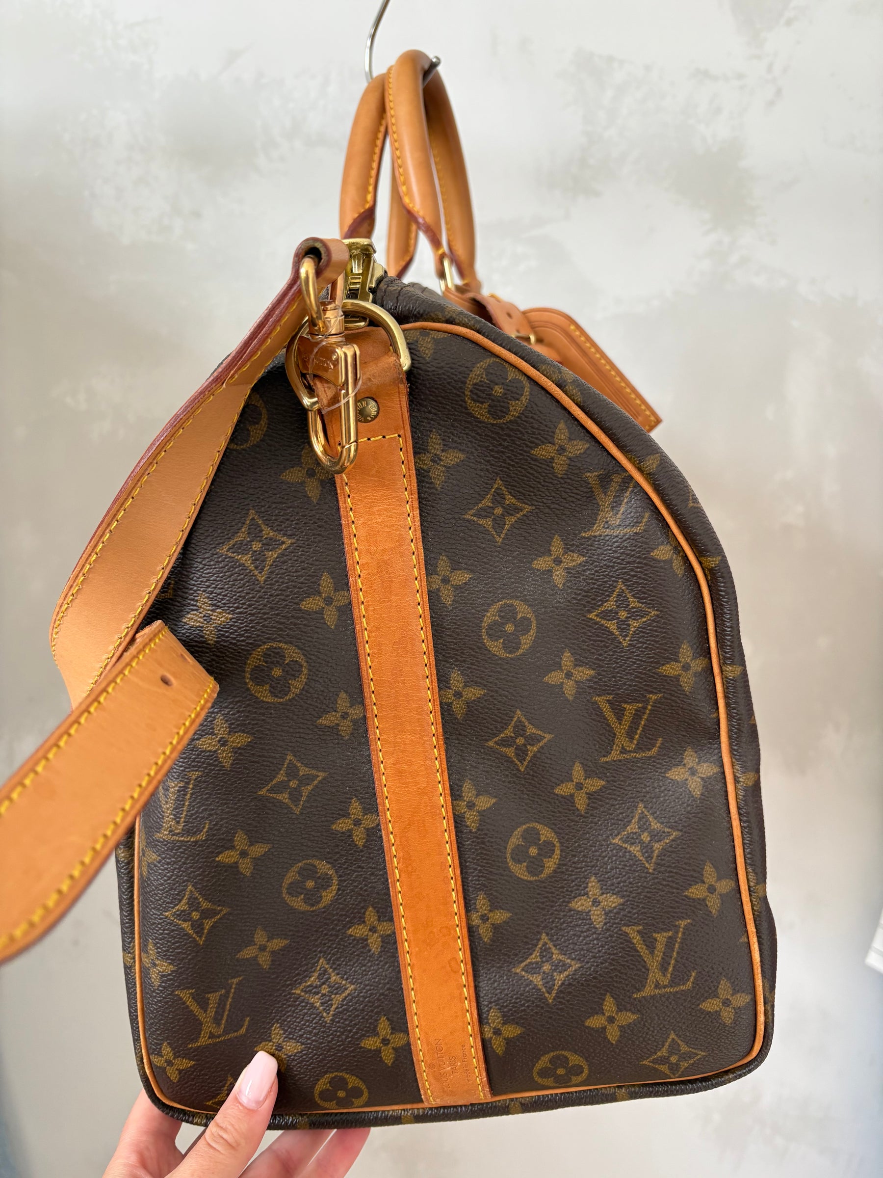 Louis Vuitton Canvas Monogram Keepall Bandouliere 50