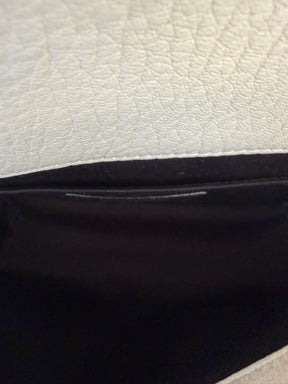 Saint Laurent Ivory Leather Baby Nikki Bag