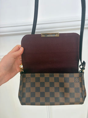 Louis Vuitton Favourite Cross Body MM Brown Damier Bag