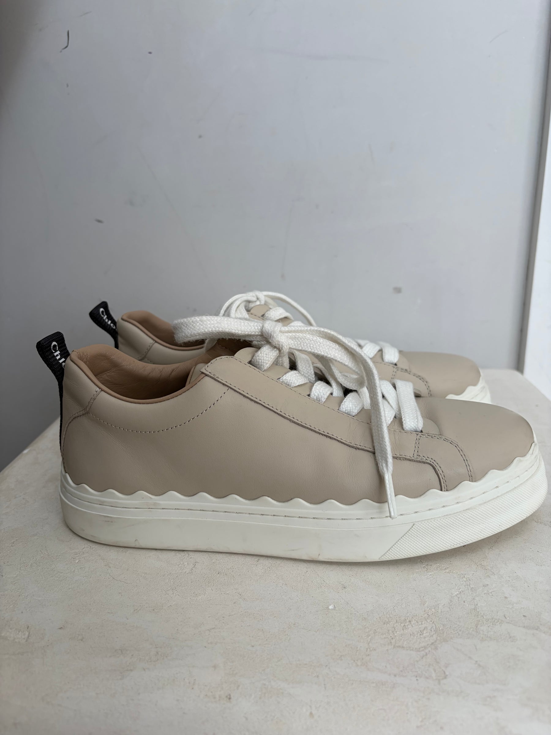 Chloé Beige Lauren Traners, 38