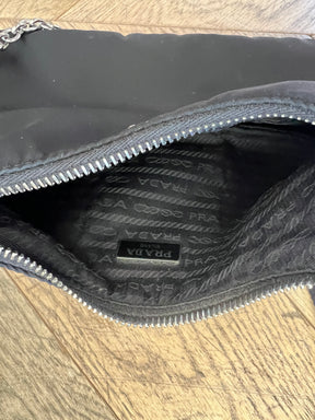 Prada Black Re-Edition 2005 Re-Nylon Shoulder Bag