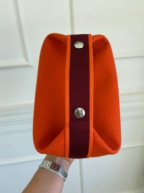 Hermès Orange Feu Small Bride-a-Brac Case
