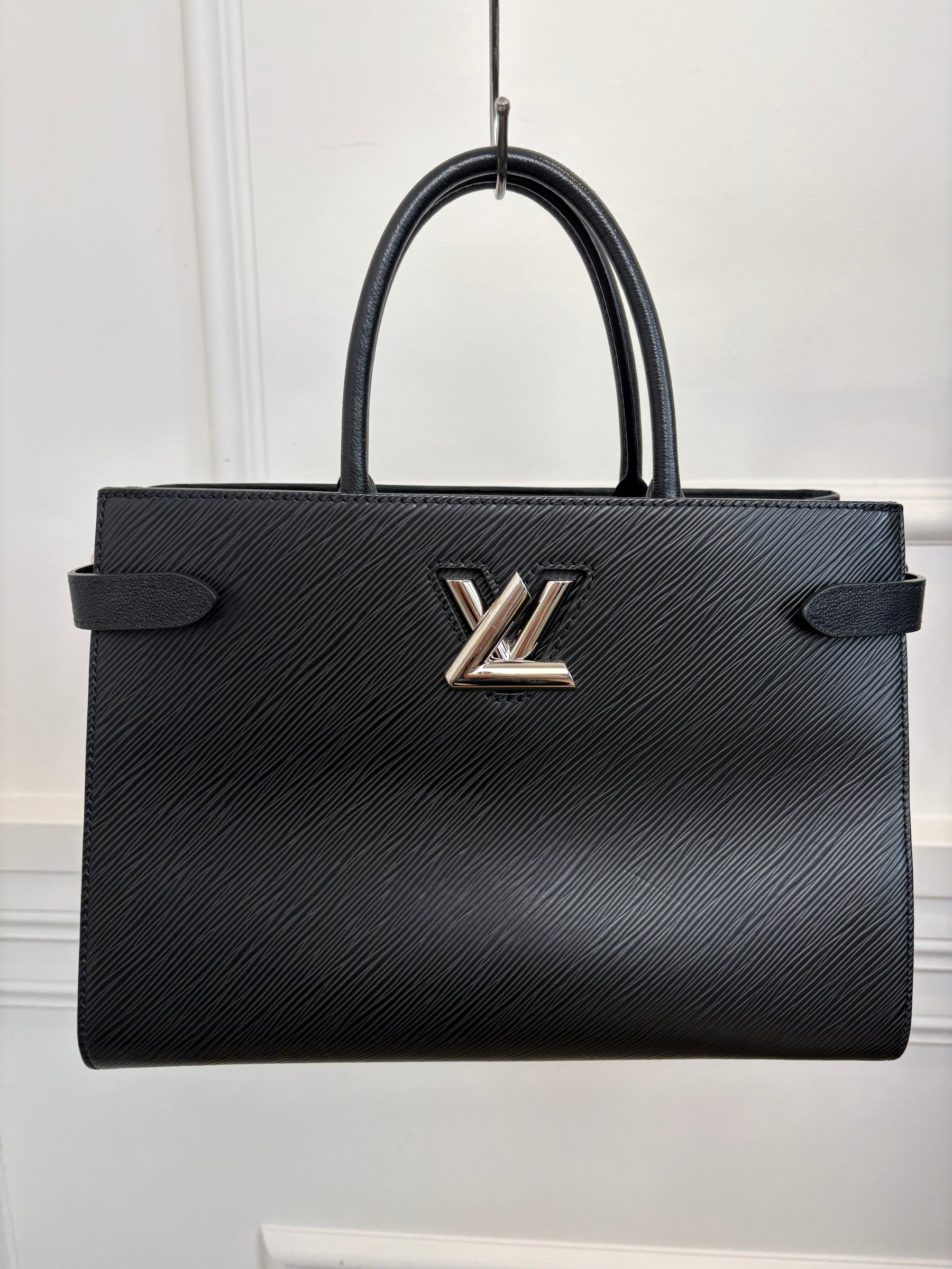 Louis Vuitton Black Epi Leather Twist Tote