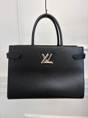 Louis Vuitton Black Epi Leather Twist Tote