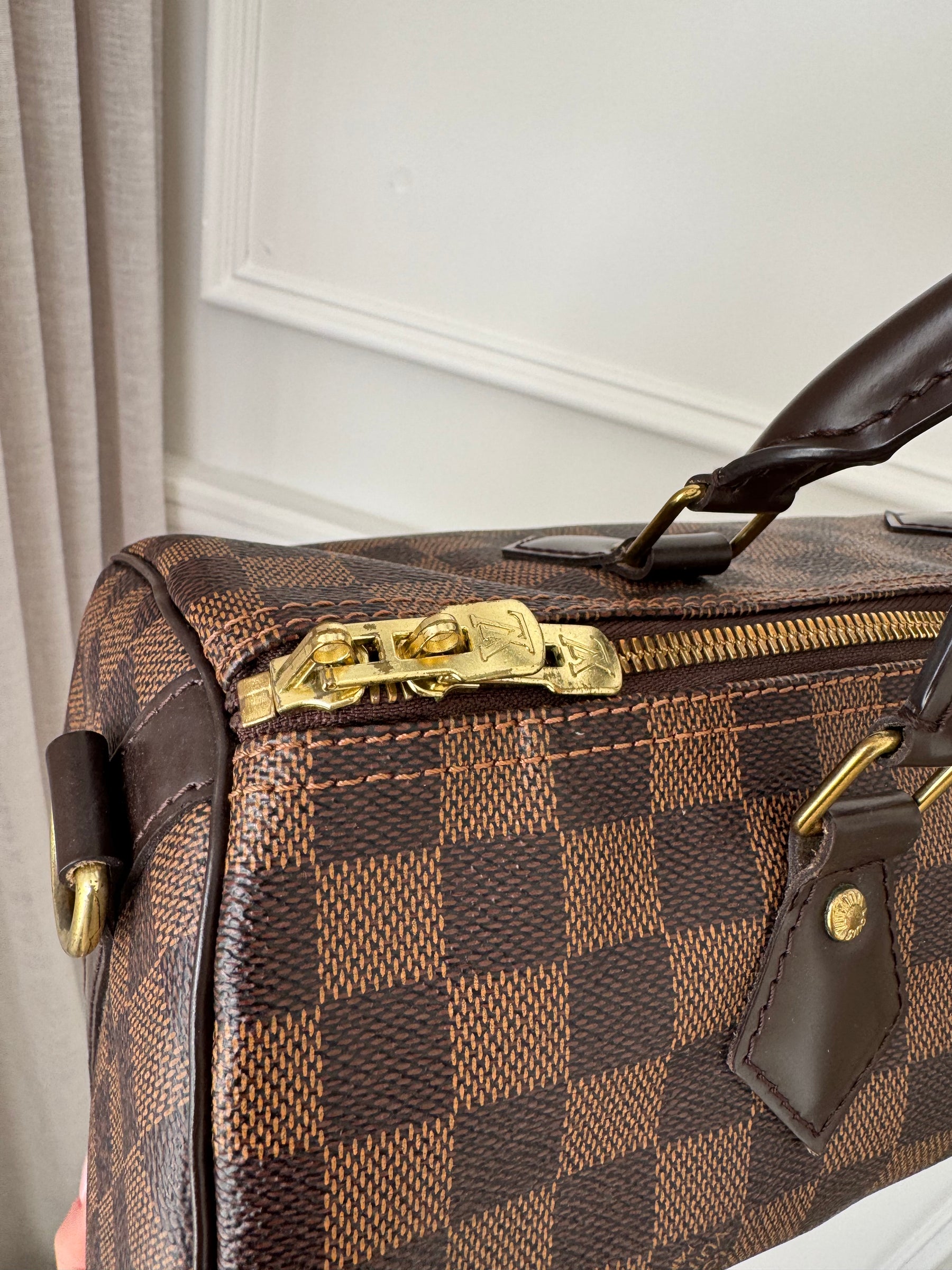 Louis Vuitton Damier Ebene Speedy Bandouliere 30