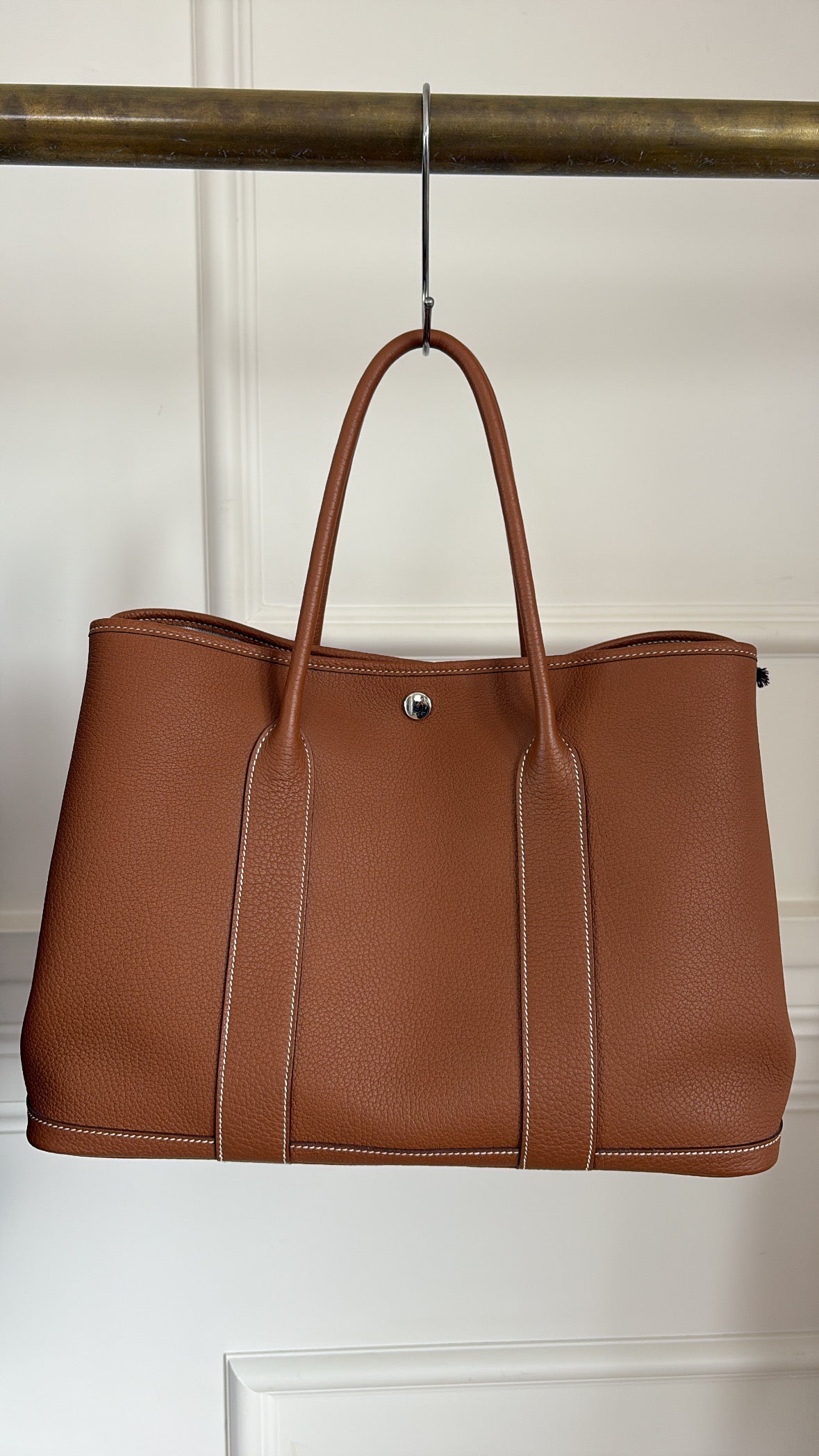 Hermès Gold Leather Garden Party 36 Tote