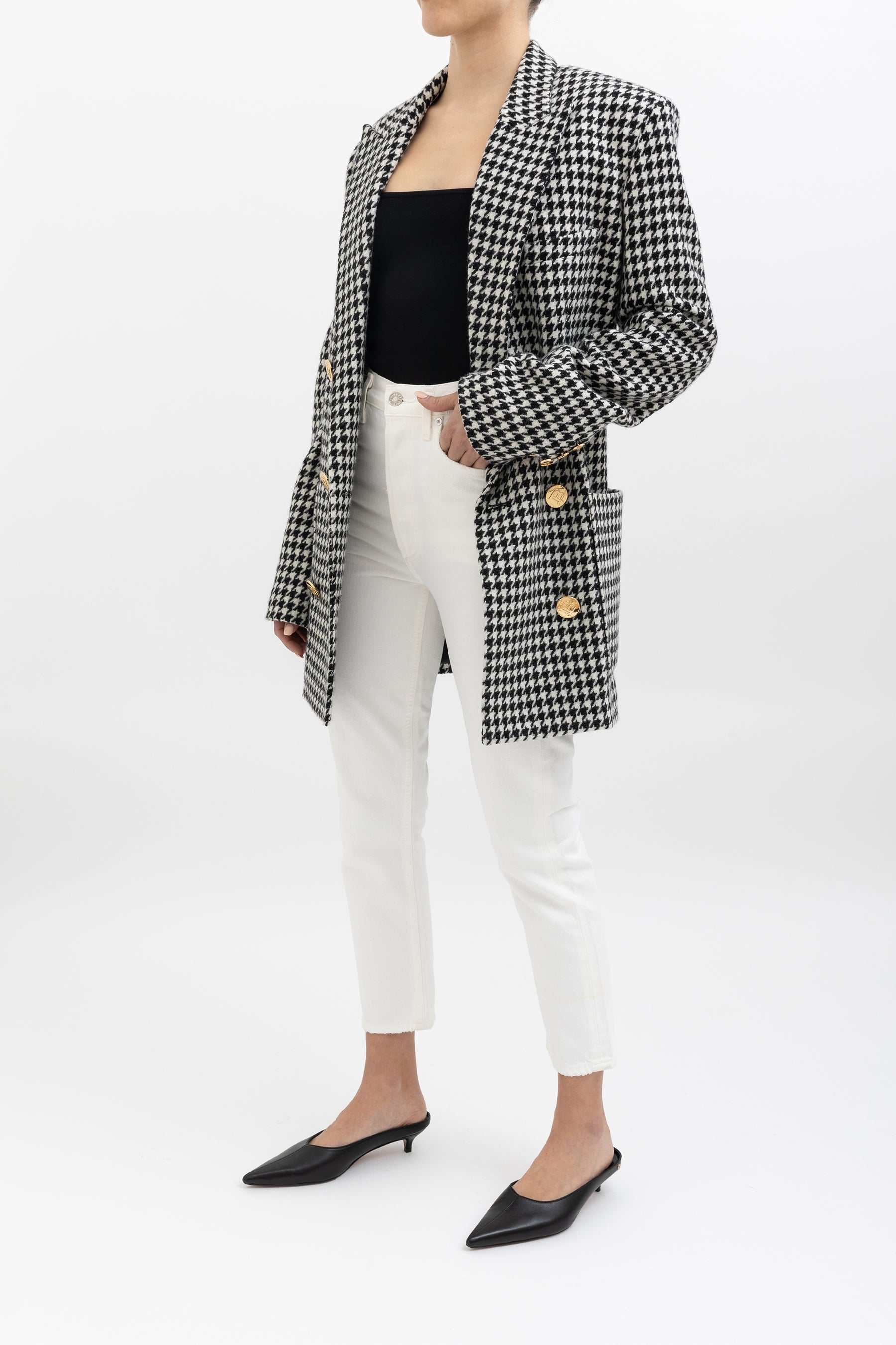 Houndstooth Blazer