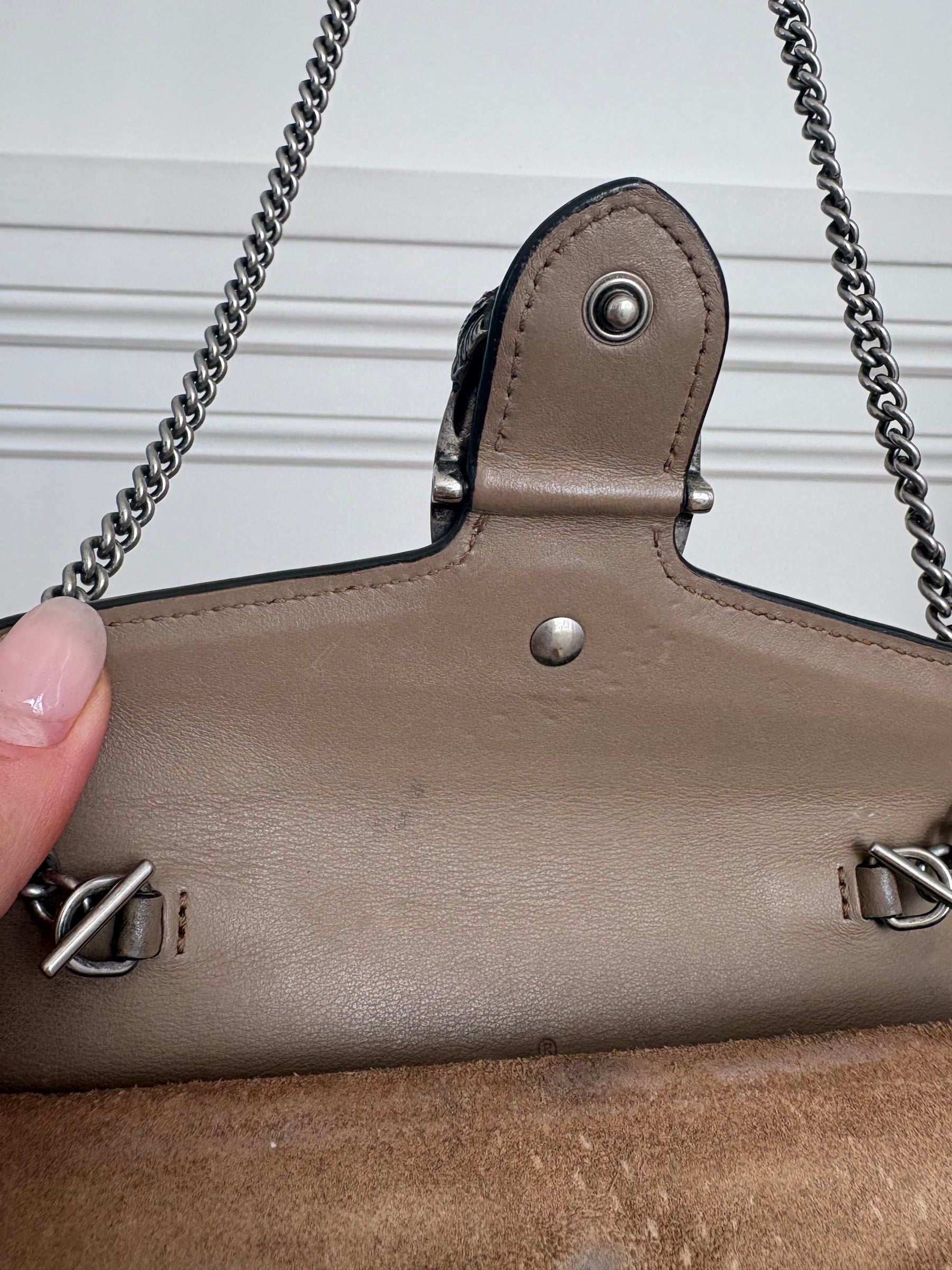 Gucci Dionysus Super Mini Chain Shoulder Crossbody Bag