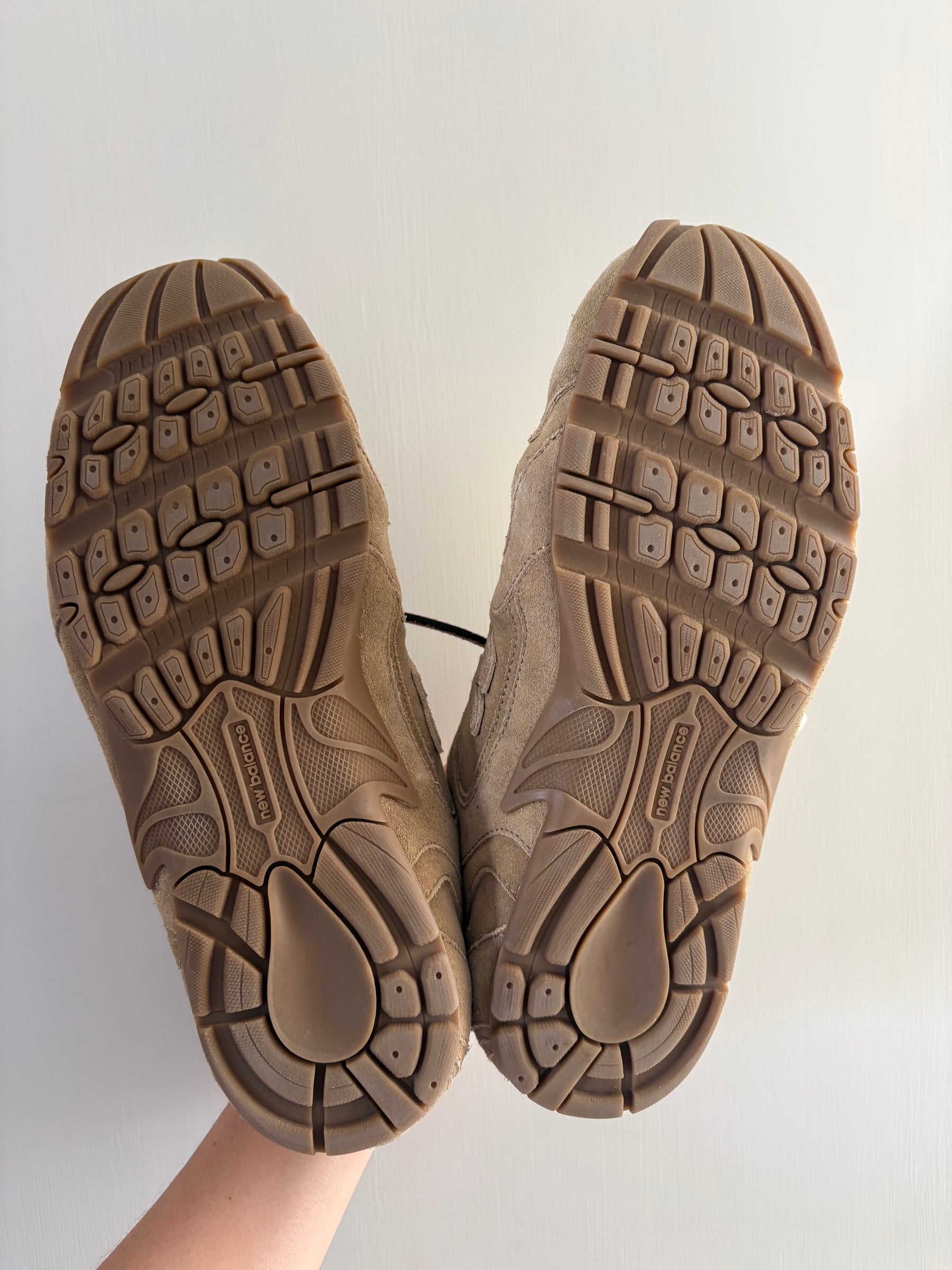 Miu Miu x New Balance Beige Suede 530 Sneakers, 40