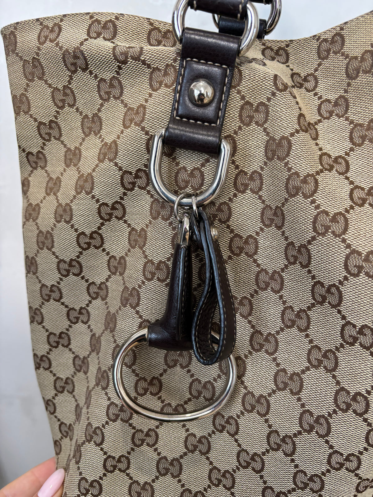 Gucci Monogram Canvas Tote