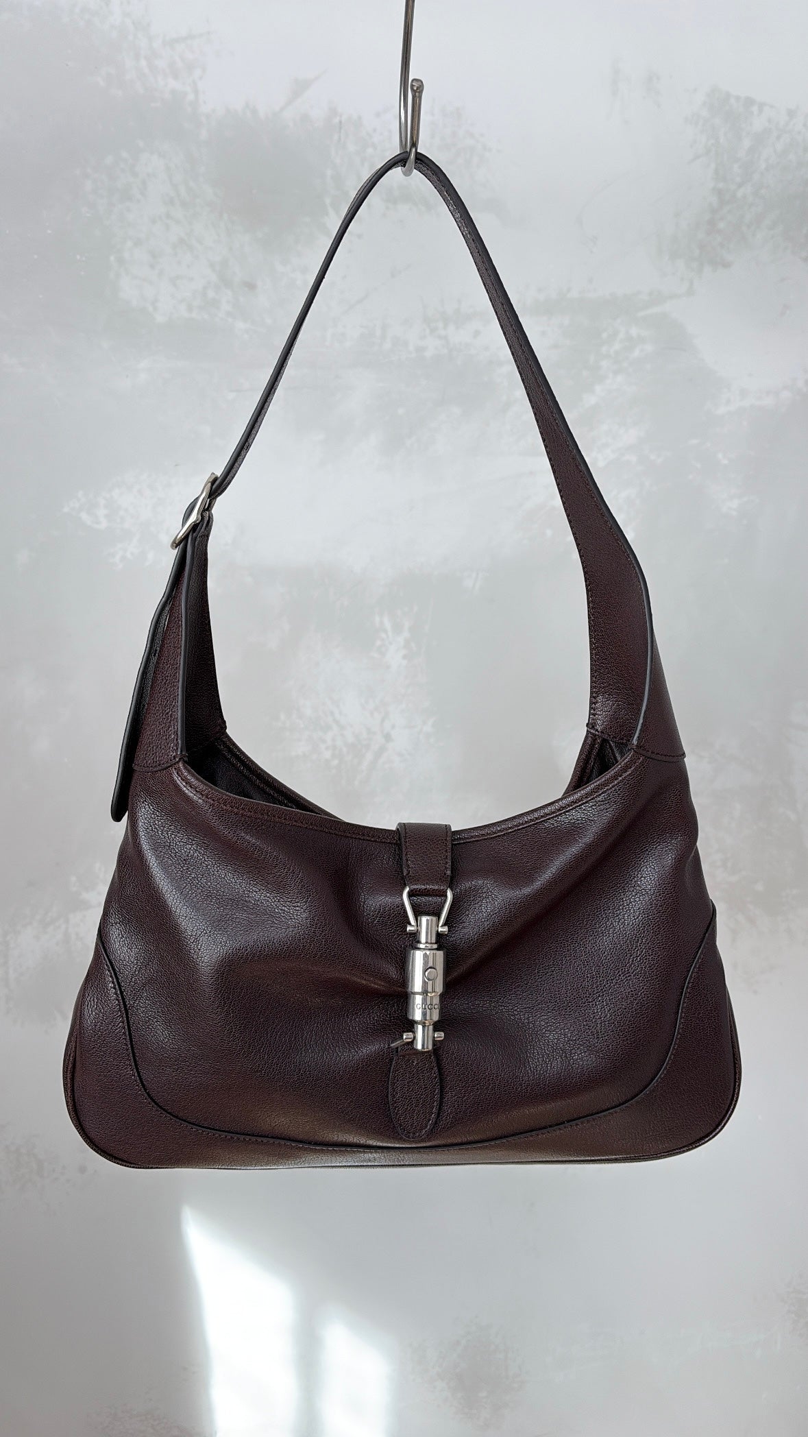 Gucci Gucci Jackie 1961 Medium Shoulder Bag Dark Brown