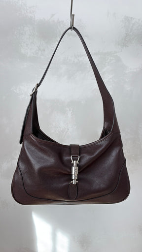 Gucci Gucci Jackie 1961 Medium Shoulder Bag Dark Brown