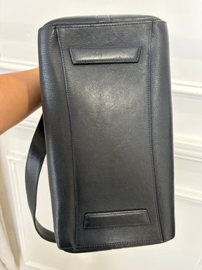 Givenchy Navy Leather Medium Antigona Bag