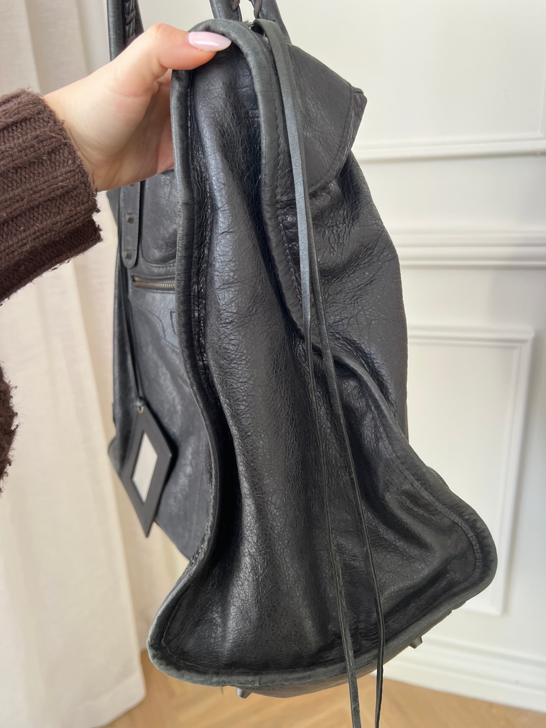 Balenciaga Black Weekender Bag