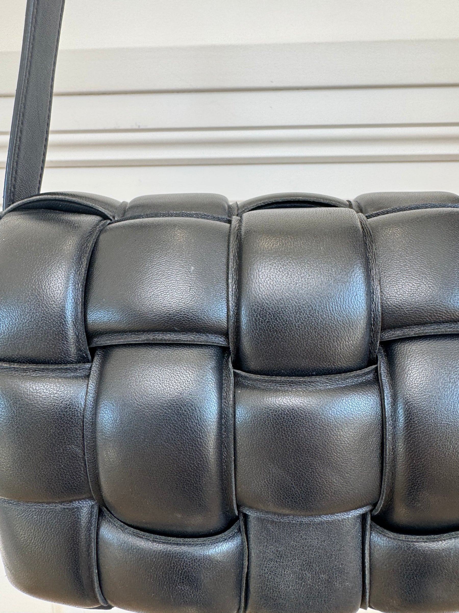 Bottega Veneta Black Padded Cassette Bag