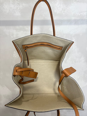 Céline Tan Leather Phantom Luggage Tote