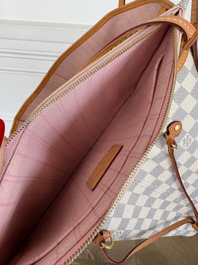Louis Vuitton Damier Azur Neverful MM Bag