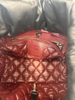 Chanel Black Leather Coco Cocoon Tote