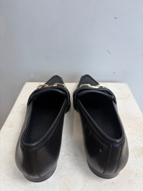 Anine Bing Selma Pointed Loafers Black, 38
