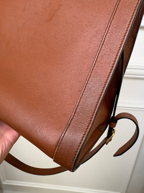 Gucci Tan Leather Diana Large Tote