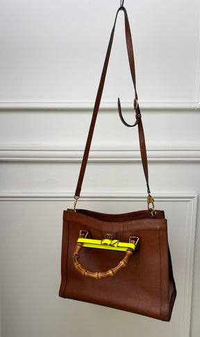 Gucci Tan Leather Diana Large Tote