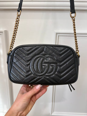 Gucci GG Marmont Small Camera Bag Black