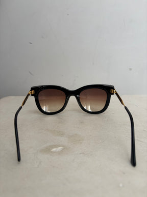 Thierry Lasry Sexxxy Sunglasses Black With Gold Hardware