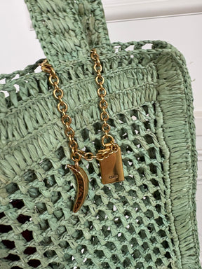 Chloé Summer Banana Tote Tea Leaf Green