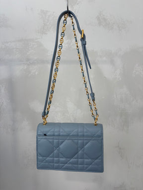 Dior Dusty Blue Miss Caro Mini Bag