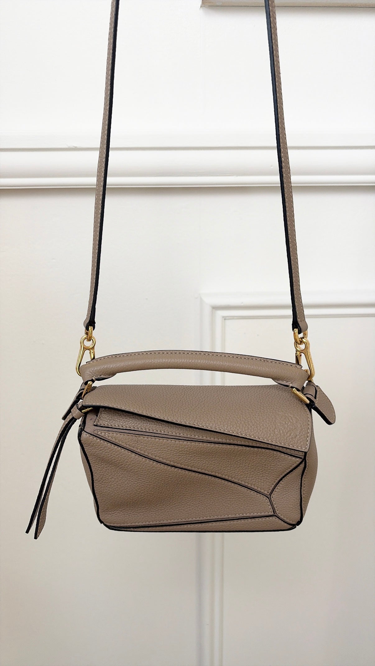 Loewe Mini Puzzle Bag In Sand