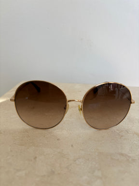 Chloé Round Gold Frame Sunglasses