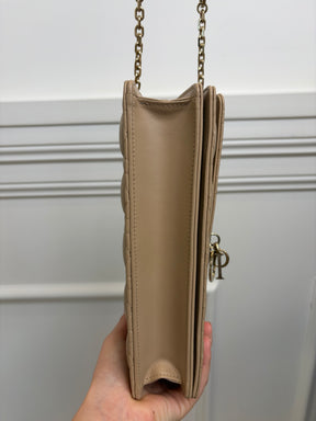 Dior My Dior Top Handle Chain Bag Beige