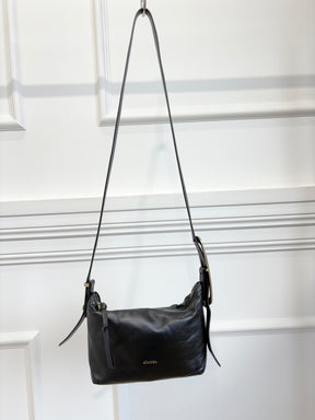 Isabel Marant Black Soft Leather Crossbody Bag