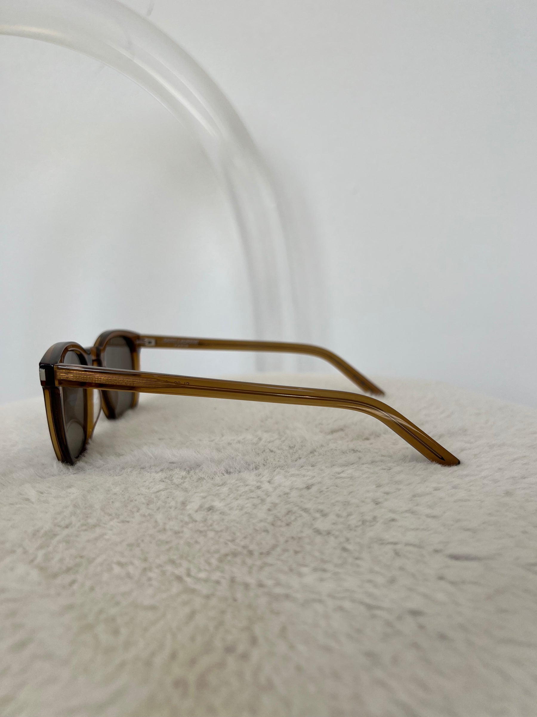 Saint Laurent Brown Round Sunglasses