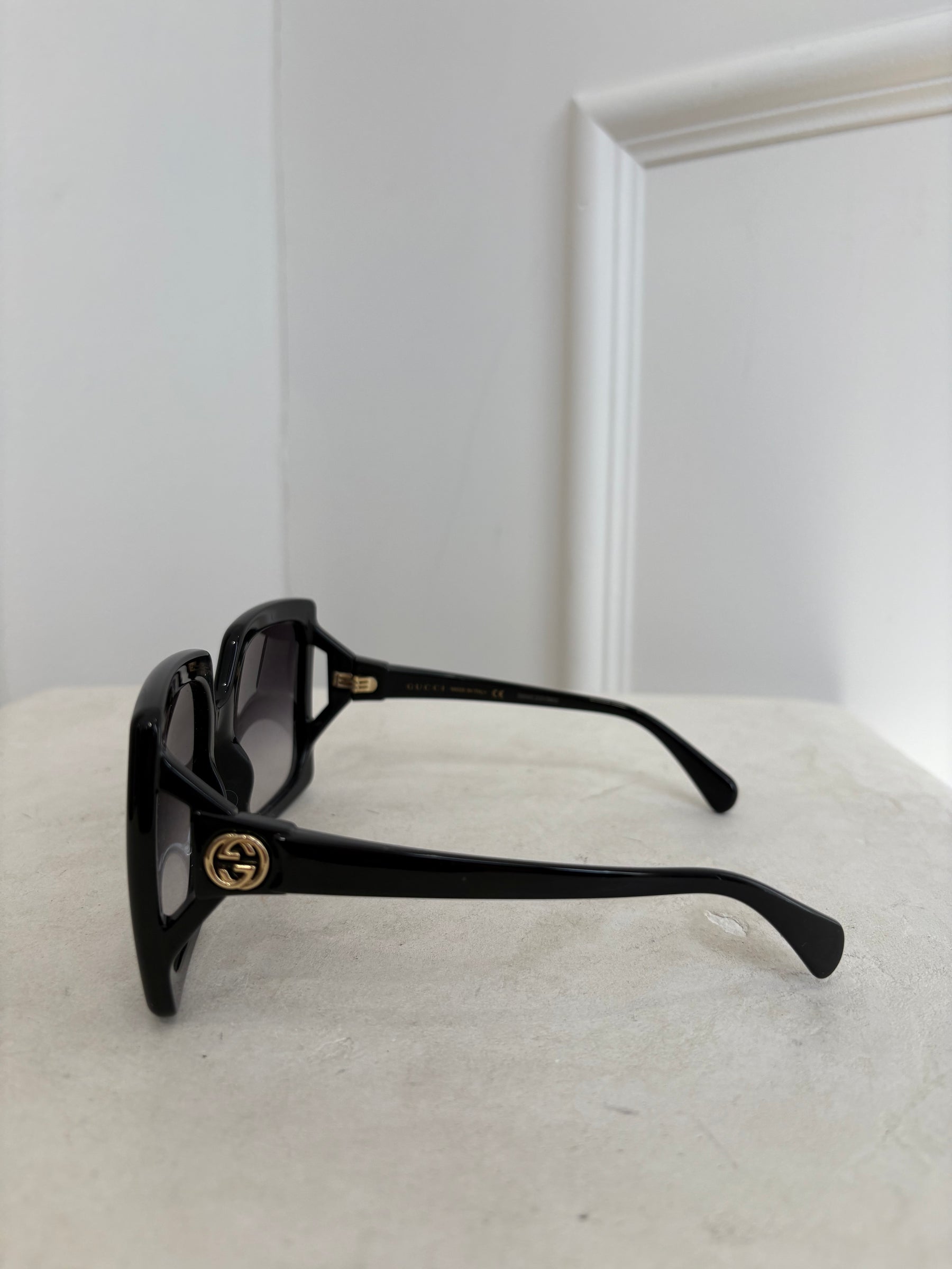 Gucci Oversized Black Square Sunglasses