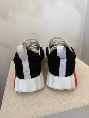 Hermès Black and White Bouncing Sneaker, 39