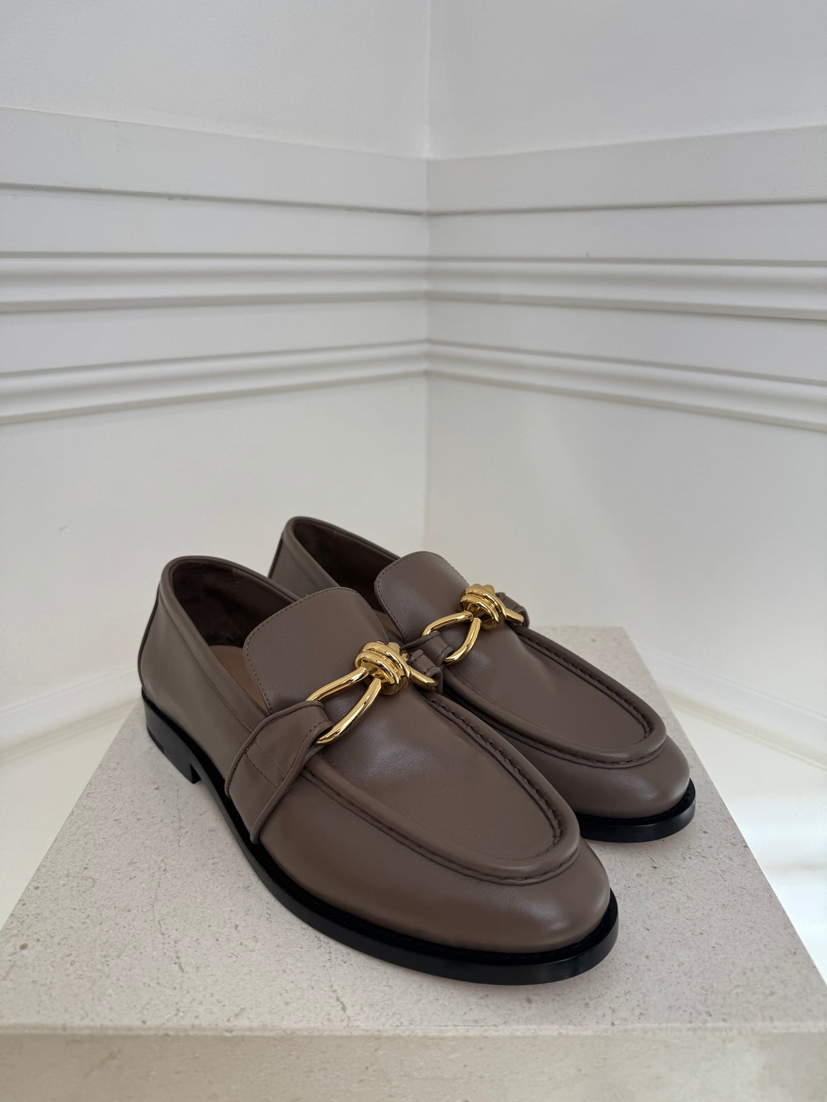 Bottega Veneta Astaire Loafer Taupe, 39