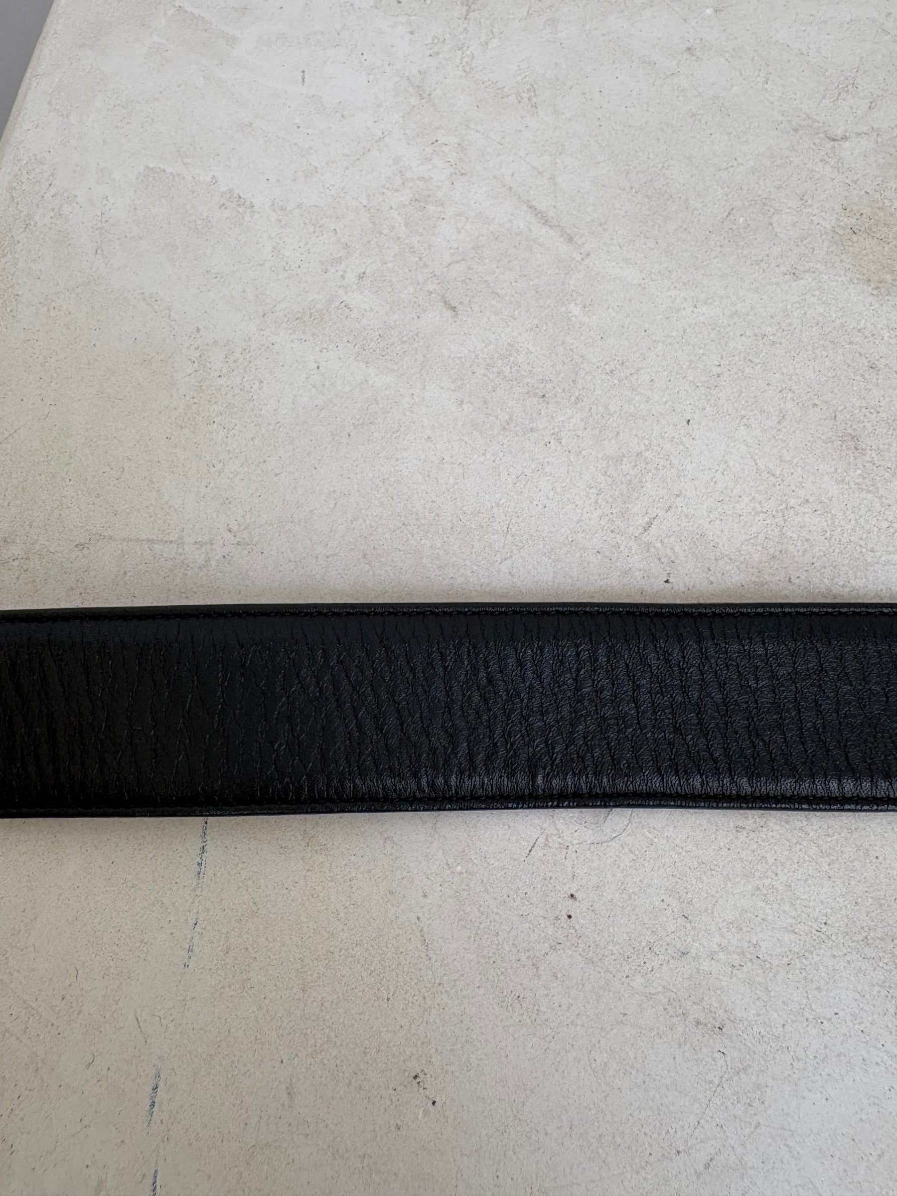 Gucci Black Leather Blondie Belt, 70
