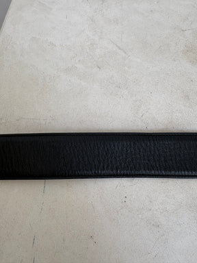 Gucci Black Leather Blondie Belt, 70
